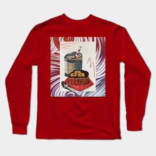 Creamy Flip with Bananas Dessert Long Sleeve T-Shirt